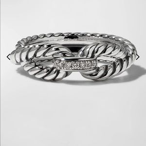 NWOT David Yurman Cable Loop Ring with Diamonds
